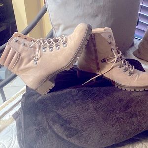 Light  tan booties